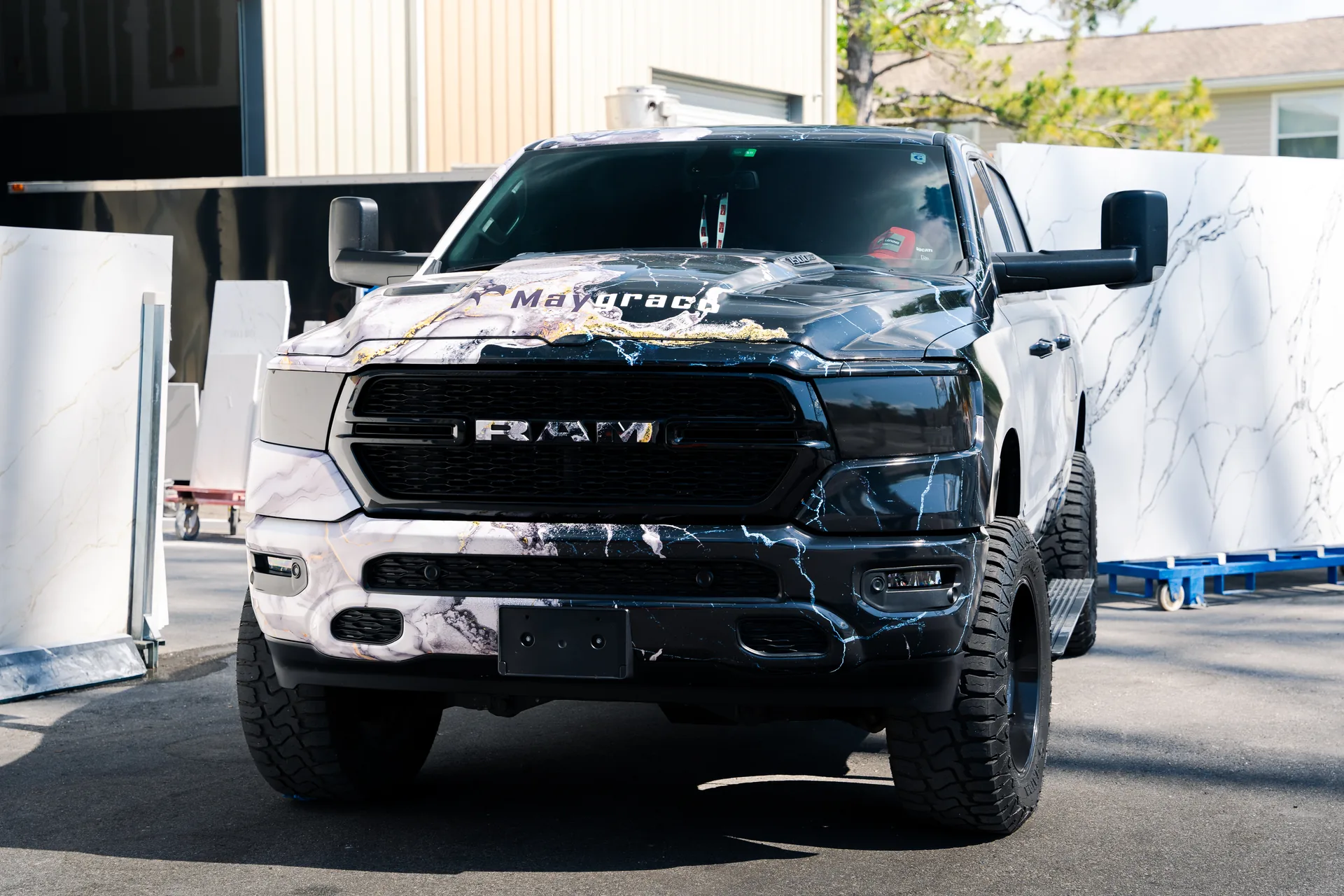 ICON Auto Branding vehicle wrap installation project